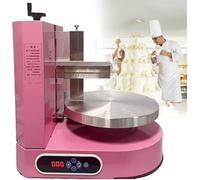 Niveleur et Trancheur à Gâteau Professionnel en Acier Inoxydable - Lame Réglable et Poignée Antidérapante pour Gâteaux Ronds de 4-12 Pouces (10-30,5 cm) - Idéal Pâtisserie Maison et Décoration,Pink
