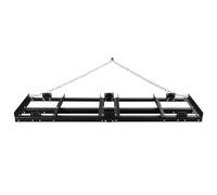 Niveleuse de Terrain Robuste de 1,8 m (6 pi) à remorquer, râteau motorisé pour VTT, UTV et Tracteur, nivellement Efficace du Gravier et Entretien de la pelouse, Construction en Acier Durable et faci