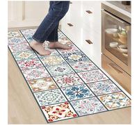 NivellPublicitari Toledo Tapis en Vinyle Hydraulique - Différentes Tailles - Antidérapant pour Cuisine, Salon, Chambre - Caoutchouc Moelleux et Sol PVC (200x80 cm)