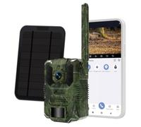 NIVIAN Caméra 4G Solaire SIM 1080p NV-TRAILCAM | sans WiFi, Surveillance Finca Chasse Faune Nocturne, 940nm PIR 120°, 7800mAh GPS, Audio Bidirectionnel App EseeCloud