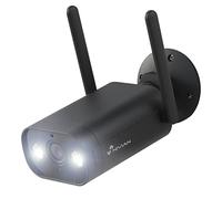 NIVIAN- Caméra Bullet WiFi 2,4Ghz-Résolution 2K-Convient pour l'extérieur IP66-Vision Nocturne 10m- Compatible avec Alexa et Google Home-Télécommande avec Application Tuya-Couleur Noire