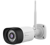 NIVIAN Caméra de Sécurité WiFi-6 2K pour Extérieur - Boîtier Métallique Résistant, Vision Nocturne, IA Intelligente pour la Détection des Humains et Audio Bidirectionnel. Compatible avec Kit CCTV