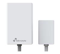 Nivian -Détecteur d'inondation et de Fuite d'eau Haute sensibilité Compatible avec Les systèmes d'alarme Nivian-Convient pour l'intérieur