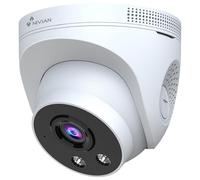 NIVIAN IVIAN Caméra de Sécurité WiFi-6 2K pour Intérieur - Montage au Plafond, Vision Nocturne Double, Détection Intelligente avec IA, Audio Bidirectionnel et Stockage Cloud. Compatible avec Kit CCTV