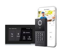 NIVIAN IVIAN Interphone vidéo Intelligent WiFi Full HD pour extérieur avec écran Tactile et Clavier, Connexion à 2 Fils, contrôle App TUYA, enregistrements sur microSD