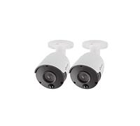 NIVIAN-KIT 2 unités Fake Bullet Camera, réplique de caméra réelle, Fausse caméra de sécurité de Surveillance étanche factice - Corona Real IR LEDs and PIR - Fake CCTV Simulated Camera
