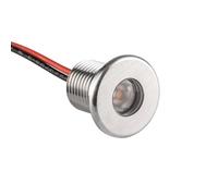 NIVISS Spot LED 2W 60° Blanc Chaud 3000K 215lm Exterieur Luminaire Encastré au Sol Acier Inoxydable IP65/IP67