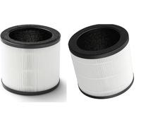 NIVMOWN Lot de 2 filtres de rechange compatibles avec purificateur d'air Breville BAP007 & BAP009 - Compatible avec Breville 360° 3 en 1 True H13 HEPA - Élimine jusqu'à 99,97 % de poussière, de fumée