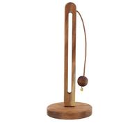 Nivofu Porte Sopalin en Bois d'Acacia, Support Essuie Tout sur Pied Antidérapant, Distributeur Dérouleur Sopalin pour Cuisine et Table, Porte Rouleau Essuie Tout Compatible Grands Rouleaux