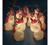 NIWWIN 1.8 M 10 LED chambre d'enfants mignon Animal veilleuses pour lumières de vacances arbre lumières décoratives fête cour et jardin enfants chambre dortoir décor (Licorne)