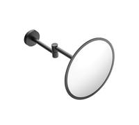 Nixie miroir mural ø20cm avec verre grossissant noir mat 200x310x200 mm - LAUFEN H3861514500001