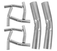 NIYANGLE 10 Pièces Connecteur en Acier Épais pour Tunnel pour Salade, Adaptateur Cintré Résistant au Vent pour Structure de Serrage, Accessoire de Cadre Galvanisé et Isolant