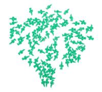 NIYANGLE 100 Pièces Buse de Pulvérisation Agricole en Plastique 180 Degrés Angle Réglable pour Irrigation sans Abîmer Fleurs et Cultures en Jardinage