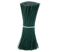 NIYANGLE 1000 Pièces Fil de Fer pour Jardinage en Caoutchouc et Fer, Attaches Solides pour Plantes Grimpantes, Support pour Organiser Câbles et Branches au Jardin