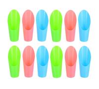 NIYANGLE 12 Pièces Pelles Plastique pour Jardinage Micro Paysage Pelles à Terreau Colorées pour Succulentes Outils Légers et Durables pour Rempotage Intérieur