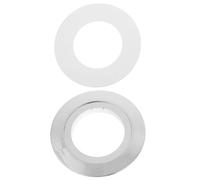 NIYANGLE 1ensemble Plaque de Conversion Bouton Double Chasse Wc Adaptateur Réservoir Kit Réparation Installation Facile Économie Eau