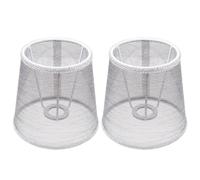 NIYANGLE 2 Pièces Abat-jour en Tissu pour Lampe de Plafond et Lampadaire, Protection Murale, Ambiance Chaleureuse, Style Simple, pour Chambre ou Pièce
