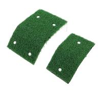 NIYANGLE 2 Pièces Rampe D'évacuation pour Petits Animaux Piscine avec Ventouses, Surface Antidérapante Plastique Vert, Solution Secours pour Tortues et Reptiles