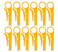 NIYANGLE 20 Pcs Pince à Dénuder les Fils Multifonctionnelle Orange en Pom et Métal Nickelé, Outil Pratique Portable Résistant pour Dénuder Câble Électrique