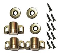 NIYANGLE 3 Ensembles Butée de Porte Magnétique en Alliage de Zinc, Mini Forme, Puissante et Résistante Déformation, pour Bureau et Salon