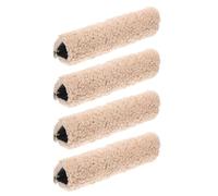 NIYANGLE 4 Coussins D'accoudoirs pour Fauteuil Roulant et Chaise de Bureau, Rembourrage Doux en Sherpa et Coton Perlé, Antidérapants pour Seniors et Personnes Handicapées en Milieu