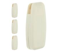NIYANGLE 4pcs Accessoires de Lestage pour Cordes de Stores Enrouleurs en Pom Solide Beige, Poids de Chaîne à Billes Carré, Compatible Stores Verticaux et Volets Intérieurs, Design