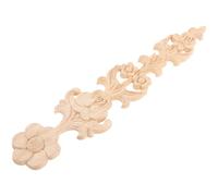 NIYANGLE Applique en Bois Sculpté pour Meuble, Décoration Murale Beige | Ornement Bois, Finition Polie Fine, Facile à Peindre et Teindre, Cuisine et Salle à Manger