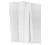 NIYANGLE Bannière Blanche Vierge en Polyester pour Décoration de Jardin Extérieur, Texture Lisse sans Fil, pour Déco Mariage Champêtre et DIY