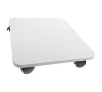 NIYANGLE Base de Jardinière à roulettes en Plastique Blanc avec Plateau de Transport Rotatif, Soucoupe de Jardin Mobile Facile à Nettoyer pour Pots de Fleurs D'intérieur et Bureau