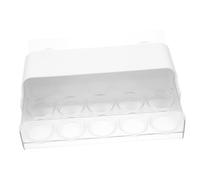 NIYANGLE Boîte Boîte De Stockage D'oeufs Casier à Oeufs Porteur D'oeufs Étagère De Stockage D'oeufs Bac De Réfrigérateur Comptoir Porte-œufs L'animal De Compagnie Bureau Bac à Légumes