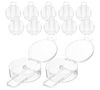 NIYANGLE Boîtes à Dragées Mariage Légères et Multifonctions Design Unique en Ps 12 Pièces de Valise Ronde pour Présents de Mariage et Fêtes à Thème