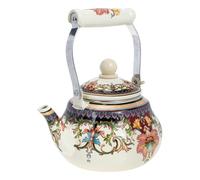 NIYANGLE Bouilloire Émail et Céramique 1,5l pour Gaz Conductivité Thermique, Bouilloire Domestique Cuisine et Infusion de Thé