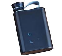NIYANGLE Bouteille D'eau Plate A5 Portable 400ml en Pp et Silicone, Gourde Multifonction Facile à Transporter pour Sport et Activités en Plein Air Réutilisable