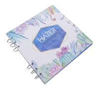 NIYANGLE Carnet de Peinture Aquarelle pour Étudiants, Papier 300g, Carré | Léger et Facile à Transporter, Usage Maison ou Extérieur, Style Créatif et Mode, pour Jeunes