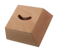 NIYANGLE Chausse-Pied Support en Bois Massif de Hêtre Base Antidérapante 10 X 9,7 X 3,8 CM, Organisateur pour Entrée et Placard, Solution de Rangement pour Couloirs et Vestiaires