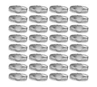 NIYANGLE Connecteur de Chaîne à Billes Argenté en Acier Inoxydable 304 Lot de 100 Pièces , Assemblage Rapide et Lien Solide pour Stores Enrouleurs et Rideaux