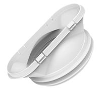 NIYANGLE Connecteur de Tuyau de Climatiseur Abs Blanc, Adaptateur de Conduit D'air Facile à Plier pour Climatiseur Mobile, pour Ventilation et Fête