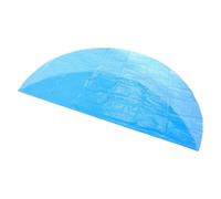 NIYANGLE Couverture de Piscine à Bulles Isolante en Ldpe Portable et Pliable pour Piscine Hors-Sol Extérieure Bleu, Film de Protection Thermique