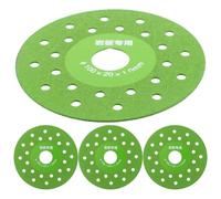 NIYANGLE Disques de Broyage Diamantés Verts 4pcs pour Meuleuse D'angle, Disque de Coupe en Céramique et Granit, Alliage Solide pour Rénovations Professionnelles