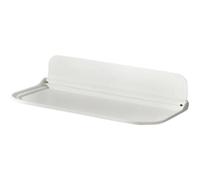 NIYANGLE Étagère Murale Pliable Design Moderne et Simple pour Salle de Bain en PP Blanc, Support Serviette et Rangement Mural Résistant la Déformation