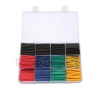 NIYANGLE Gaines Thermorétractables en PE pour Isolation et Protection des Câbles Électriques Kit de 530 Pièces pour Usage Domestique et Extérieur