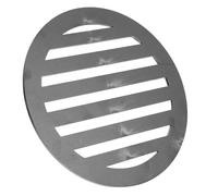 NIYANGLE Grille à Feu Ronde pour Barbecue, Fer, 145mm, 1 Pièce | Remplacement pour Charbon, Ventilation Renforcée, Chaleur Homogène, Compatible Barbecue et Randonnée