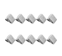 NIYANGLE Lot de 10 Contacts à Ressort en Acier pour Batterie AA Argenté, Connexion Stable et Résistance la Déformation, pour Compartiment Batterie et Remplacement de Ressort
