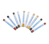 NIYANGLE Lot de 10 Crayons de Cire Solide pour Réparation de Meubles, Cache Rayures et Renouvellement des Bords, pour Tables et Armoires Cuisine, Retouche Maison Quotidienne