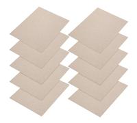NIYANGLE Lot de 10 Feuilles de Mica Résistantes à Haute Température, Universelles et Découpables, Accessoires Isolants pour Four à Micro-ondes Multifonctions, Couvercles de Guide D’ondes,