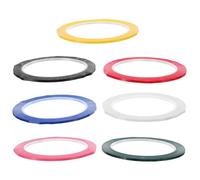 NIYANGLE Lot de 7 Rouleaux de Ruban Adhésif Pet Coloré Résistant à Haute Température, Ruban de Marquage Fin pour Tableau Blanc, pour Identification et Positionnement en Ateliers