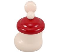 NIYANGLE Mini Poubelle à Couvercle Murale de Botte Noël | ABS, Fixation par Ventouse sans Perçage, Gain de Place, pour Bureau, Chambre, Papiers et Cotons-tiges