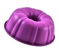 NIYANGLE Moule à Gâteau Créatif Flexible et Antiadhésif en Silicone Forme Citrouille Ronde Facile à Démouler Couleur Aléatoire pour Pâtisserie DIY et Donuts