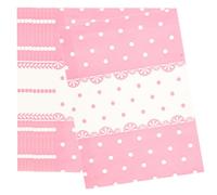 NIYANGLE Papier D'emballage pour Bonbons Rose à Motifs Pois, 100 Feuilles en Papier Alimentaire, Facile à Utiliser et Pratique pour Présents Festifs