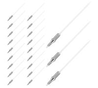 NIYANGLE Pointes de Remplacement Métalliques pour Dessins Détaillés Compatibles Résistantes à Déformation 100 Pièces 0,9mm avec Divers Marqueurs pour Marqueurs à Double Embout